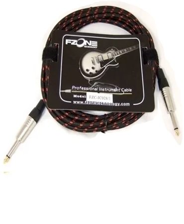 Cable de guitarra Cable de audio negro para teclado de bajo de guitarra  eléctrica