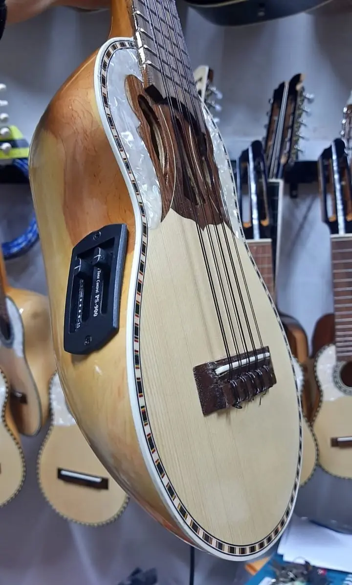 Charango Electroacustico Boliviano De Naranjillo