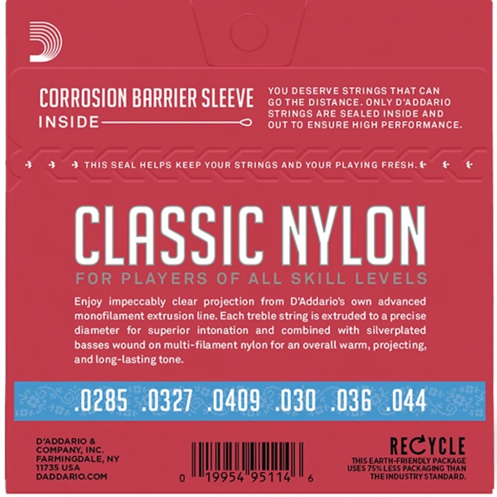 Cuerdas D'addario Naylon Hard EJ27H 