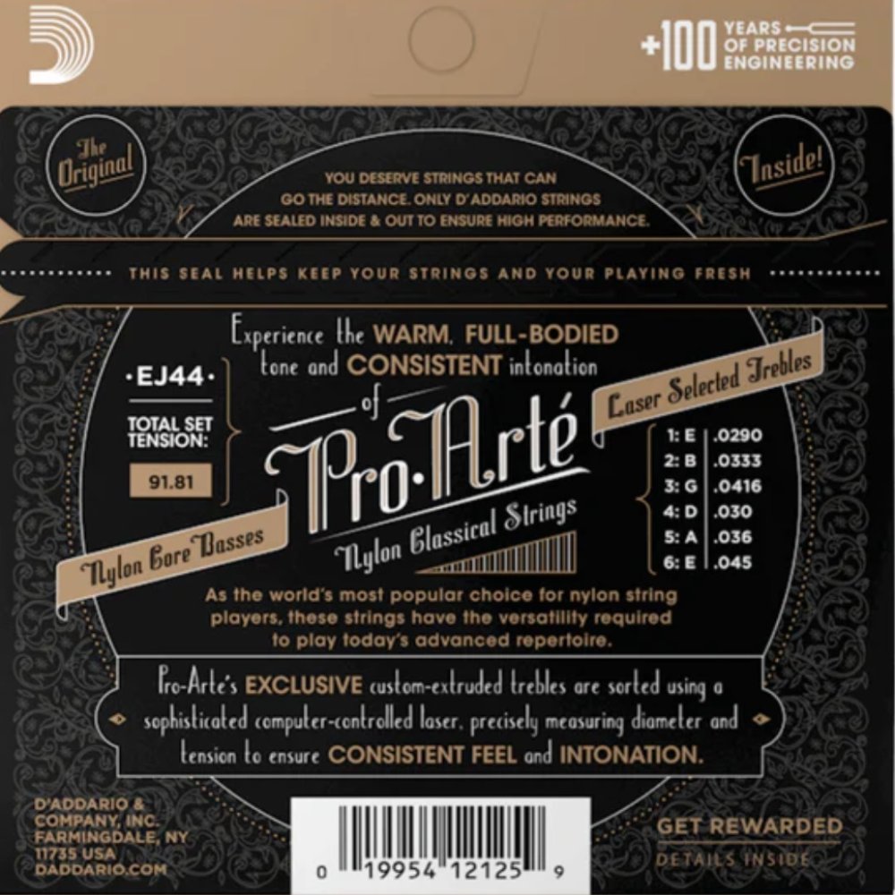 Cuerdas D' Addario Pro Arte EJ44