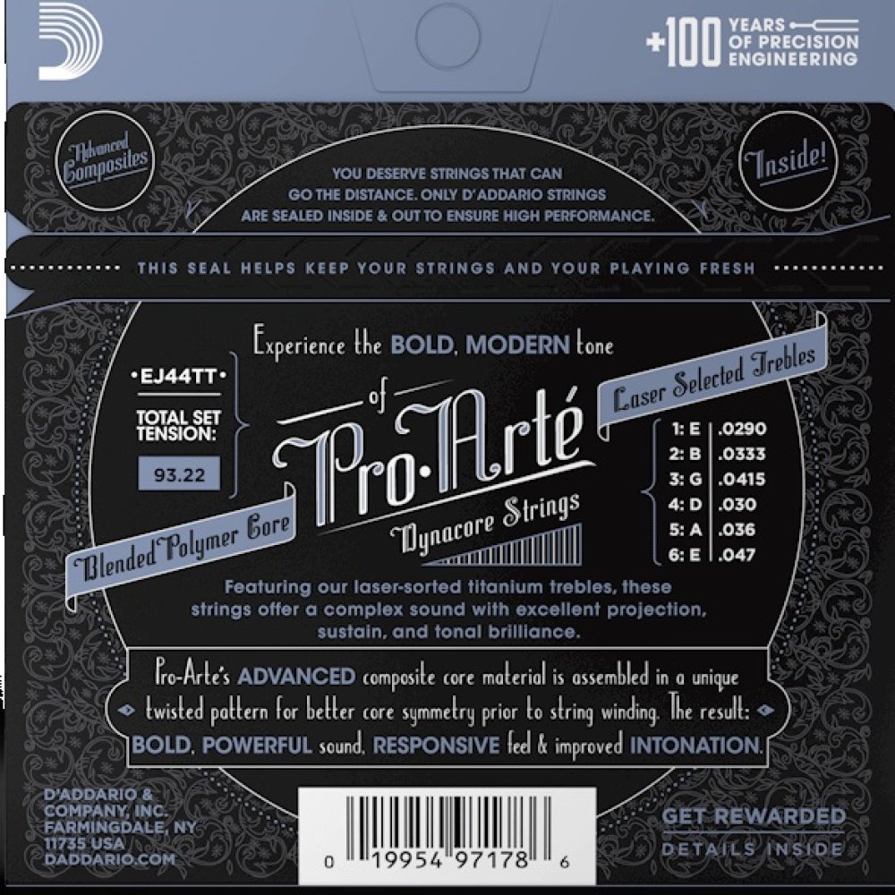 Cuerdas D' Addario Pro Arte Ej44tt