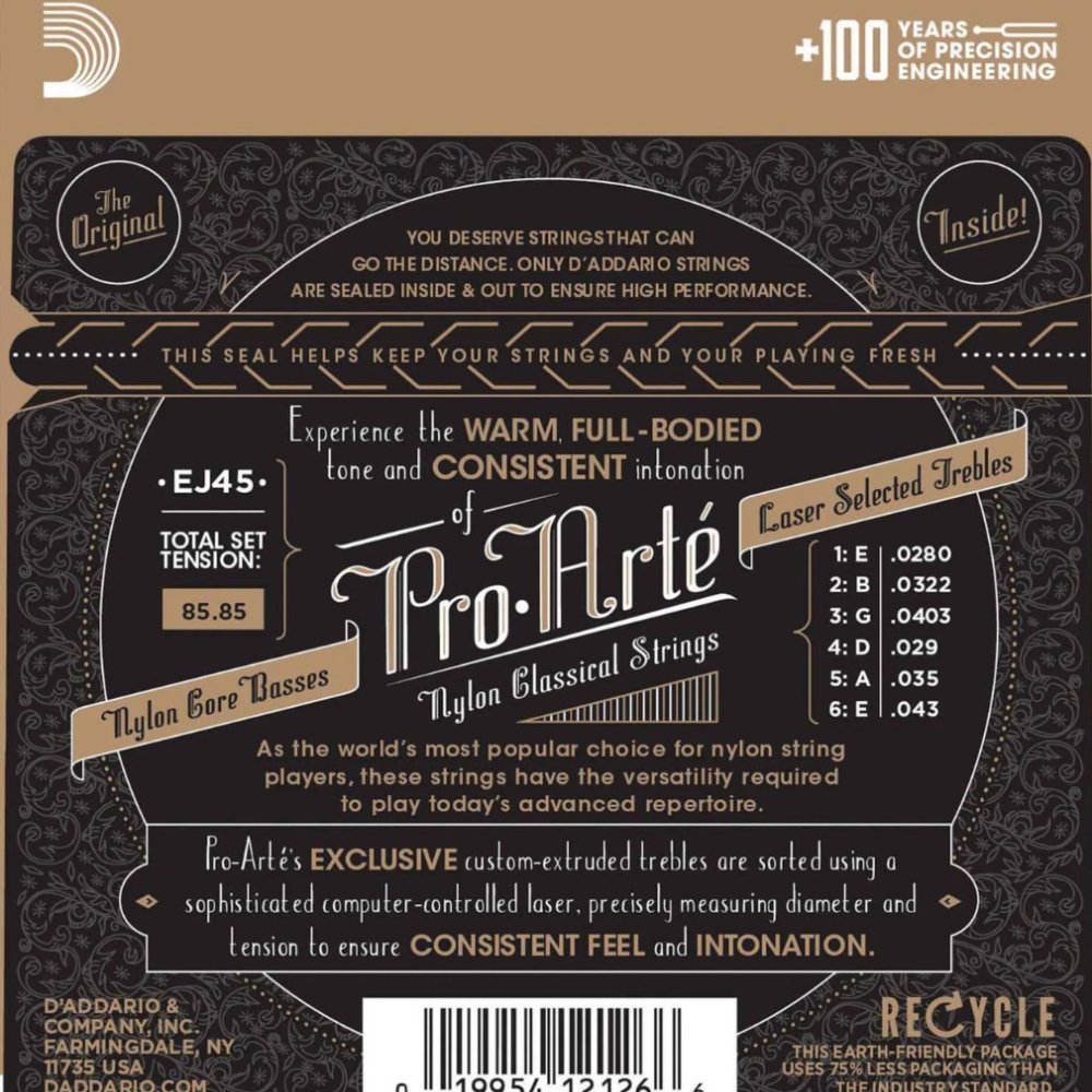 Cuerdas D' Addario Pro Arte EJ45