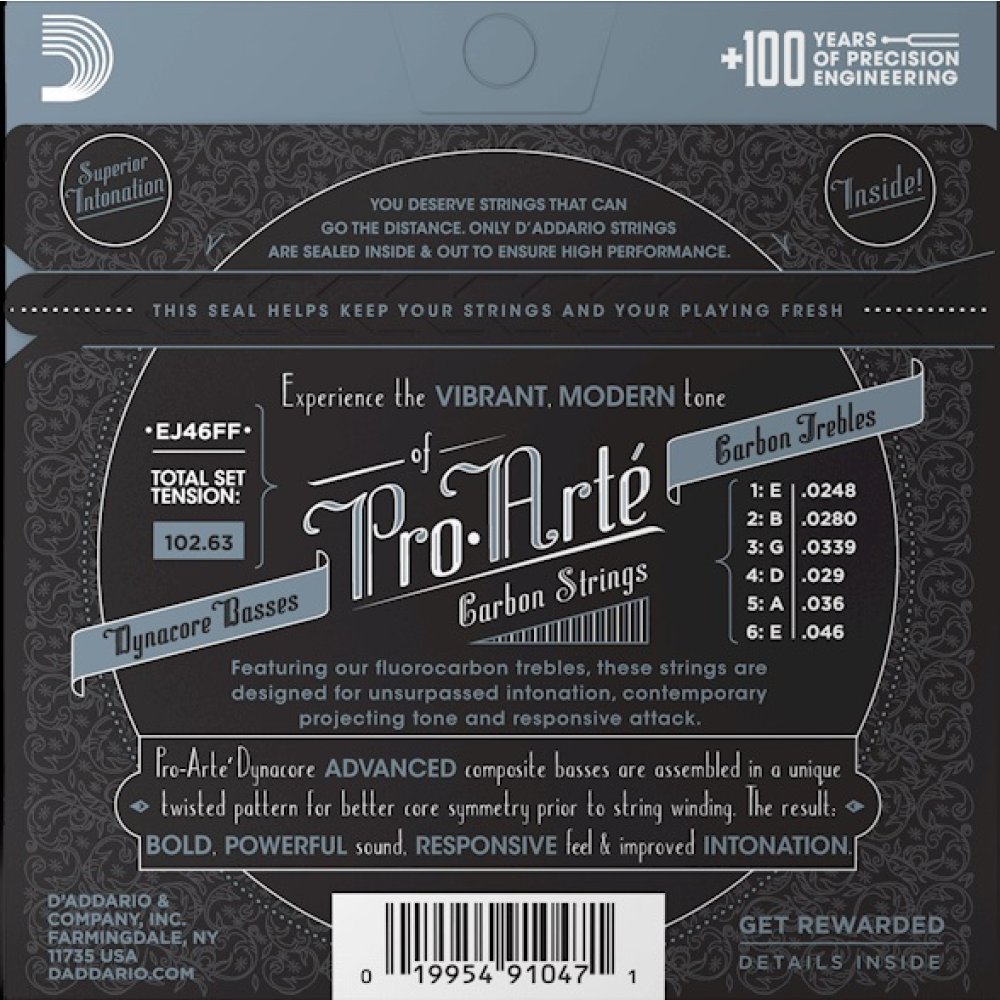 Cuerdas D' Addario Pro Arte Ej46FF