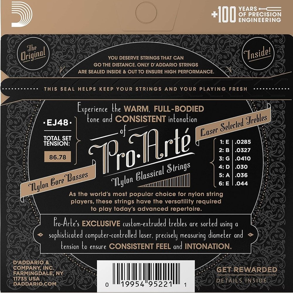 Cuerdas D' Addario Pro Arte EJ48