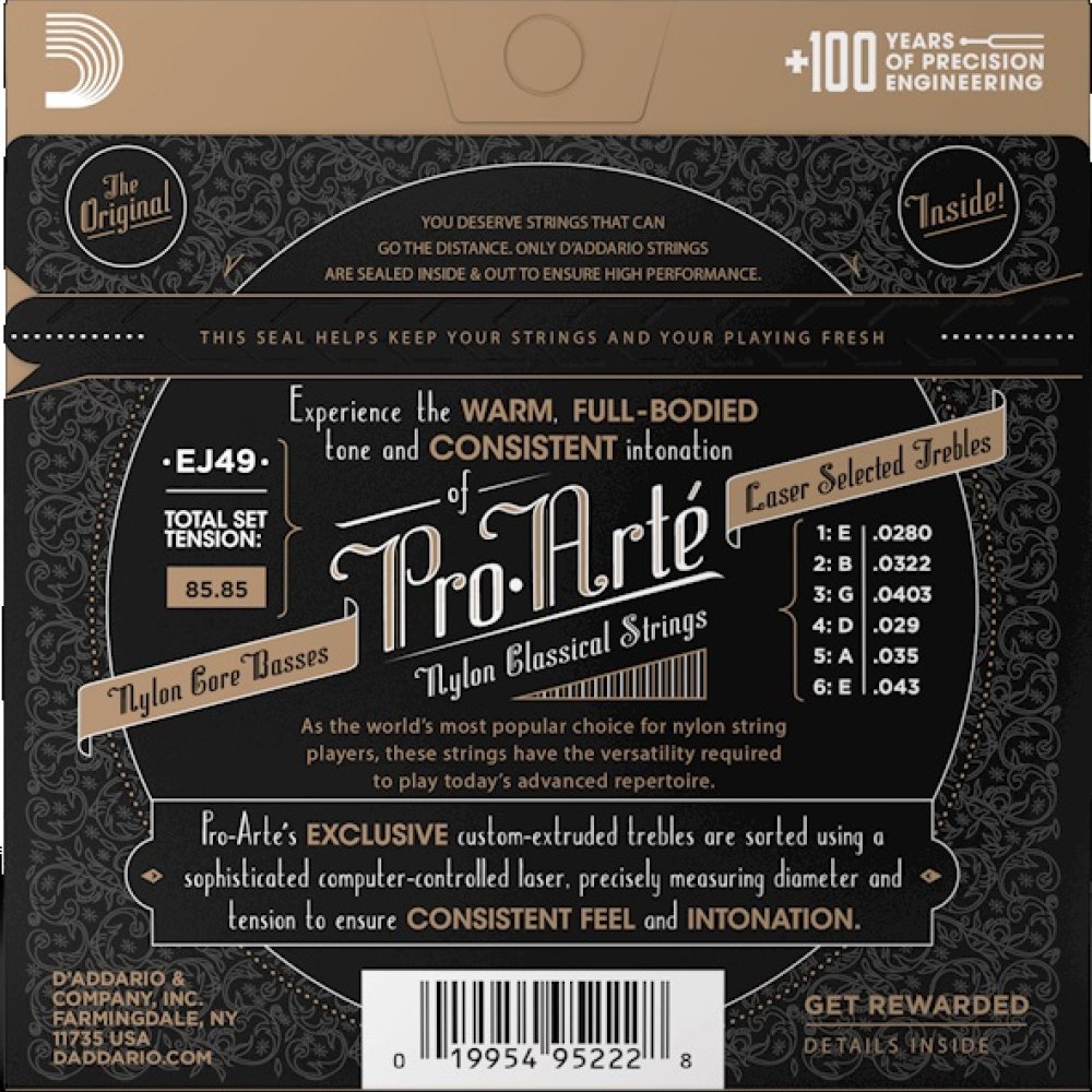 Cuerdas D' Addario Pro Arte Ej49