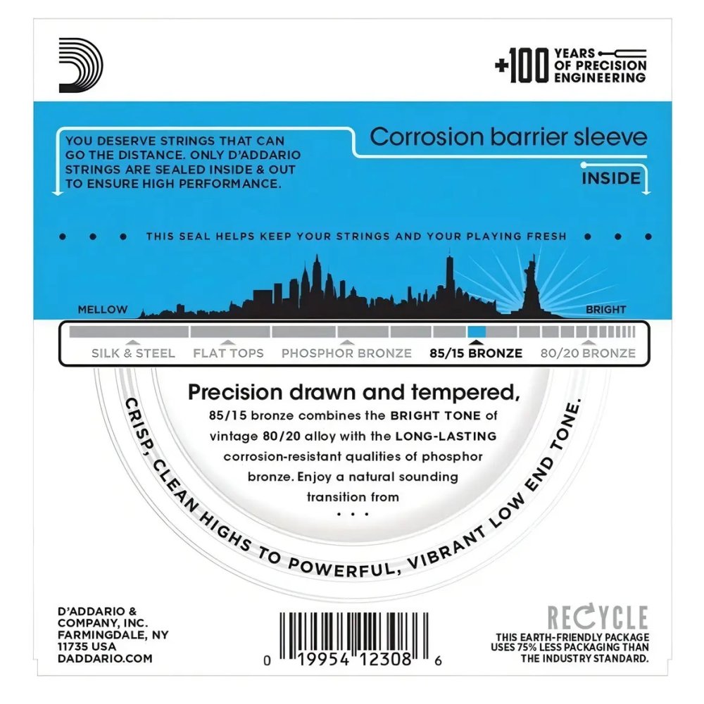 Cuerdas D'addario Bronce Acustic Ez910 